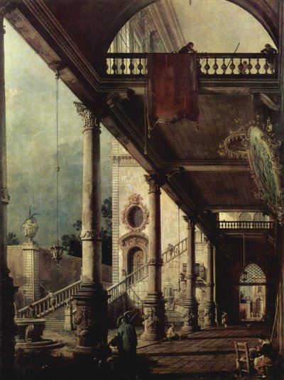 Der Laubengang von Francesco Guardi